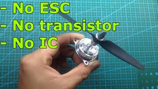 Running Motor HDD without ESC [upl. by Mylor]