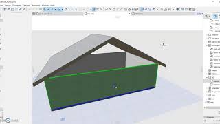 How to create a gable roof [upl. by Anirrehs]