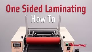 How to Do One Sided Lamination [upl. by Ybeloc]