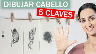 5 claves para dibujar CABELLO  extra Afro [upl. by Aliakim]