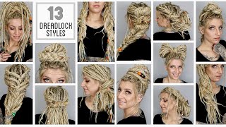 13 Easyish Dreadlock Styles [upl. by Tarrah447]