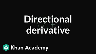 Directional derivative [upl. by Havelock]