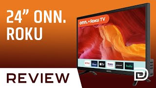 onn Roku Smart TV Review  Walmart onn 24quot 720P HD LED Roku TV Setup [upl. by Apollo]