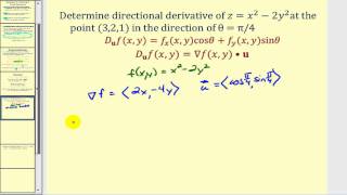 Directional Derivatives [upl. by Ecnarrot610]