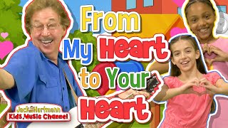 From My Heart to Your Heart  Graduation Song for Kids  Jack Hartmann [upl. by Bondie745]