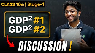 Class 10th GDP²  1 amp 2 Discussion 🔥  Shobhit Nirwan [upl. by Hgielyak]