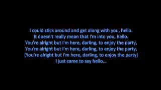 Martin Solveig amp Dragonette  Hello ON SCREEN LYRICS [upl. by Nelyt]