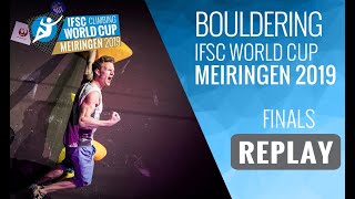 IFSC World Cup Meiringen 2019  Boulder finals [upl. by Akisey340]