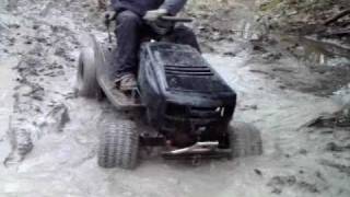 Lawn Mower Mud Boggin [upl. by Mallin858]