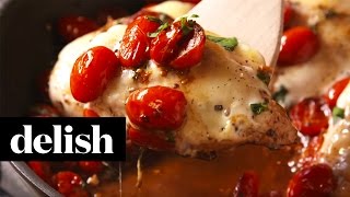 How To Make Caprese Chicken  Delish [upl. by Arok79]