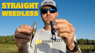 How To Rig a Plastic Worm Straight amp Weedless  Bass Fishing [upl. by Etnuad]