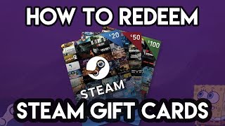 How to Redeem a Steam Gift Card [upl. by Inessa695]