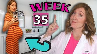 35 Weeks Pregnant  What to Expect at 35 Weeks in Months [upl. by Linzer]