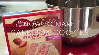 How to make Cake Mix cookies [upl. by Jasmine]