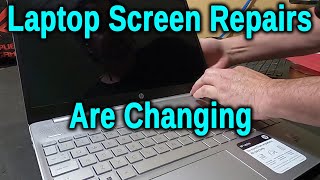 Correct Procedure on HP Notebook 15 Series Laptop Display Screen Replacement [upl. by Ahsimaj]