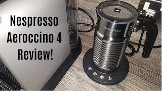 Nespresso Aeroccino 4 Milk Frother Review  Worth upgrading from the Aeroccino 3 [upl. by Malca]