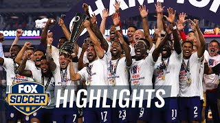 USMNT win dramatic Gold Cup final over Mexico in extra time 10  2021 Gold Cup [upl. by Skolnik313]