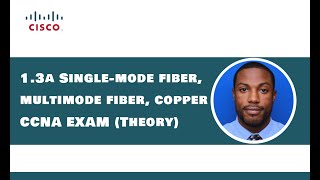 13a Singlemode fiber multimode fiber copper  CCNA Exam Theory [upl. by Anelram]