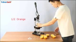 Hand Press Manual Fruit Juicer  Yaheetech [upl. by Erehpotsirhc]