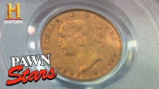 Pawn Stars  Gold Pieces  History [upl. by Barbabra841]