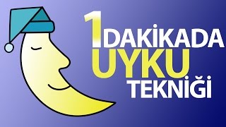 Uyku sorunu olanlar için 1 dakikada uyuma tekniği Açıklamayı okuyun [upl. by Assereht]