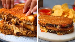 7 Game Day Grilled Cheese Sandwiches [upl. by Omik]