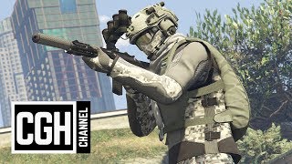 GTA 5 Online  Best Military Outfits 4K [upl. by Artened]