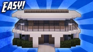 Minecraft How To Build A Small Modern House Tutorial 12 [upl. by Norraj]