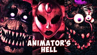 Animators Hell 2021  All Jumpscares  Animatronics  Voice Lines [upl. by Sherill]