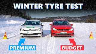 Expensive VS Cheap Winter Tyres ❄ Are Budget Winter Tyres Safe [upl. by Akineg]