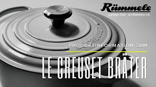 Le Creuset  1 Bräter viele Möglichkeiten [upl. by Chalmers]