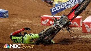 Wildest moments from 2021 Supercross season  Motorsports on NBC [upl. by Celik]