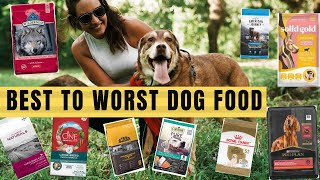 Best To Worst Dog FOOD Ranking Dog food brands Premium dog food to Affordable dog food GENERAL [upl. by Ardnnaed]