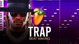 How to Make Trap Beats • FL STUDIO Beginner • Rhythm [upl. by Anyrtak]