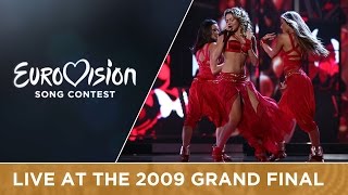 Hadise  Düm Tek Tek  Türkiye 🇹🇷  Grand Final  Eurovision 2009 [upl. by Allesor]