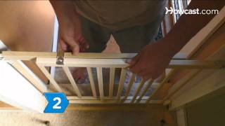 How to Install HardwareMounted Baby Gates [upl. by Aras]