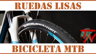 Cubiertas lisas asfalto en bicicleta de montaña mtb 🚴 [upl. by Theodora]