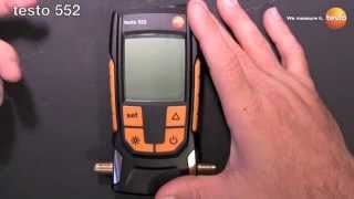 Testo 552 Digital Vacuum Gauge [upl. by Nottirb706]