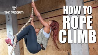 Rope Climb exercise progressions for CrossFit [upl. by Levey]