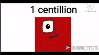 1 centillion numberblocks [upl. by Cosette6]