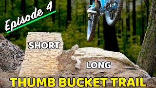 Thumb Bucket Ep 4 Building Wood and Rock Jumps [upl. by Suedama]