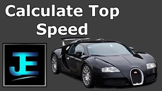 How To Calculate a Cars Top Speed [upl. by Audsley]