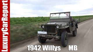 1942 Willys MB Military Jeep  Detailed Walkaround Review and Test Drive [upl. by Acimat]