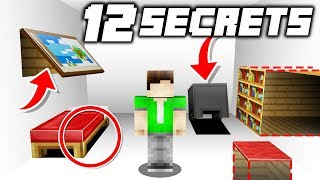 12 Secret Rooms in ONE Minecraft House [upl. by Valentia]