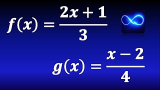 Composición de funciones Método fácil Ejemplo 3 [upl. by Anisirhc]