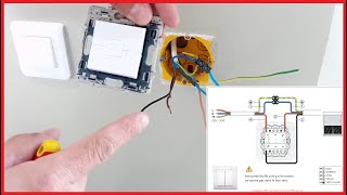 COMMENT BRANCHER INTERRUPTEUR VOLET ROULANTTUTO RACCORDEMENT ET EXPLICATIONS [upl. by Attiuqaj]