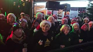 WHAT CHRISTMAS MEANS TO ME Rock Choir at Birkdale Lights Switch On 1st December 2024 [upl. by Gayleen]