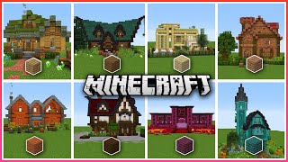 A Minecraft House for Every Type of Wood [upl. by Leede641]