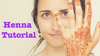 Tatuaje de Henna  Tutorial [upl. by Norvil]