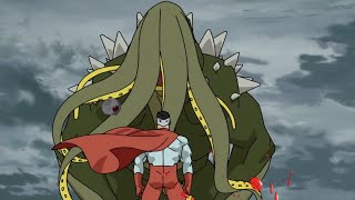 Omni man VS Monster  Kaiju Fight scene  Invincible Episode 7 [upl. by Krall]